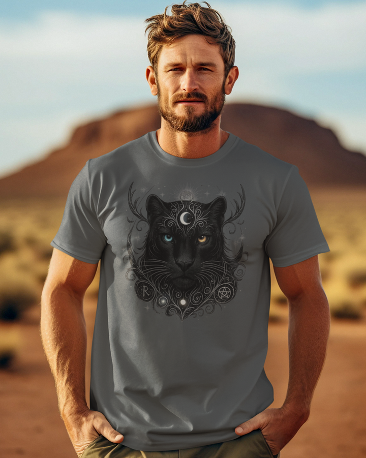 Mystik Panther Premium Bio T-Shirt 100 % Bio-Baumwolle Unisex