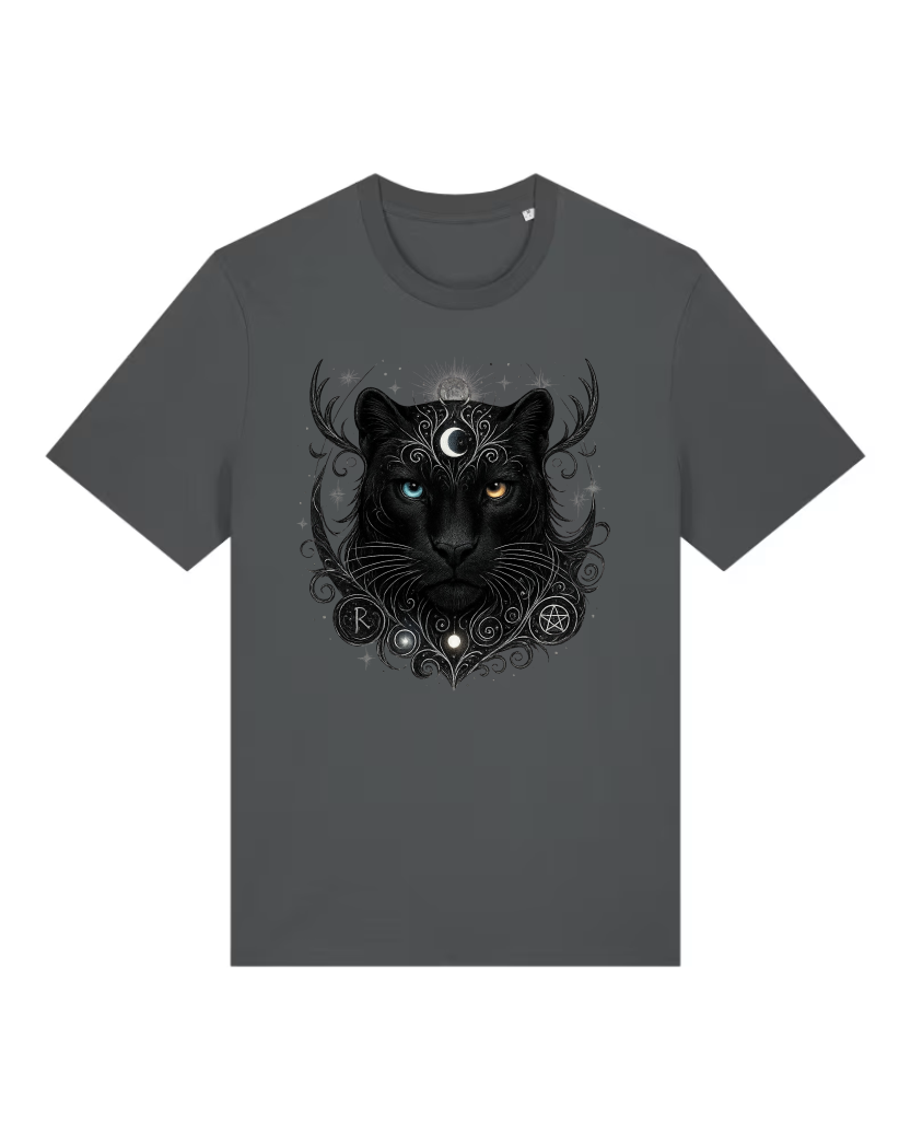 Mystik Panther Premium Bio T-Shirt 100 % Bio-Baumwolle Unisex