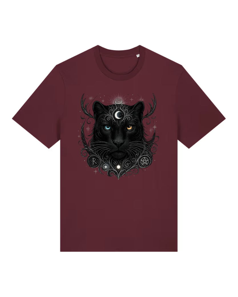 Mystik Panther Premium Bio T-Shirt 100 % Bio-Baumwolle Unisex