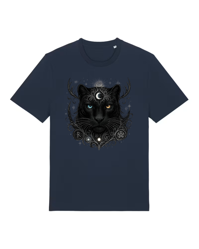 Mystik Panther Premium Bio T-Shirt 100 % Bio-Baumwolle Unisex