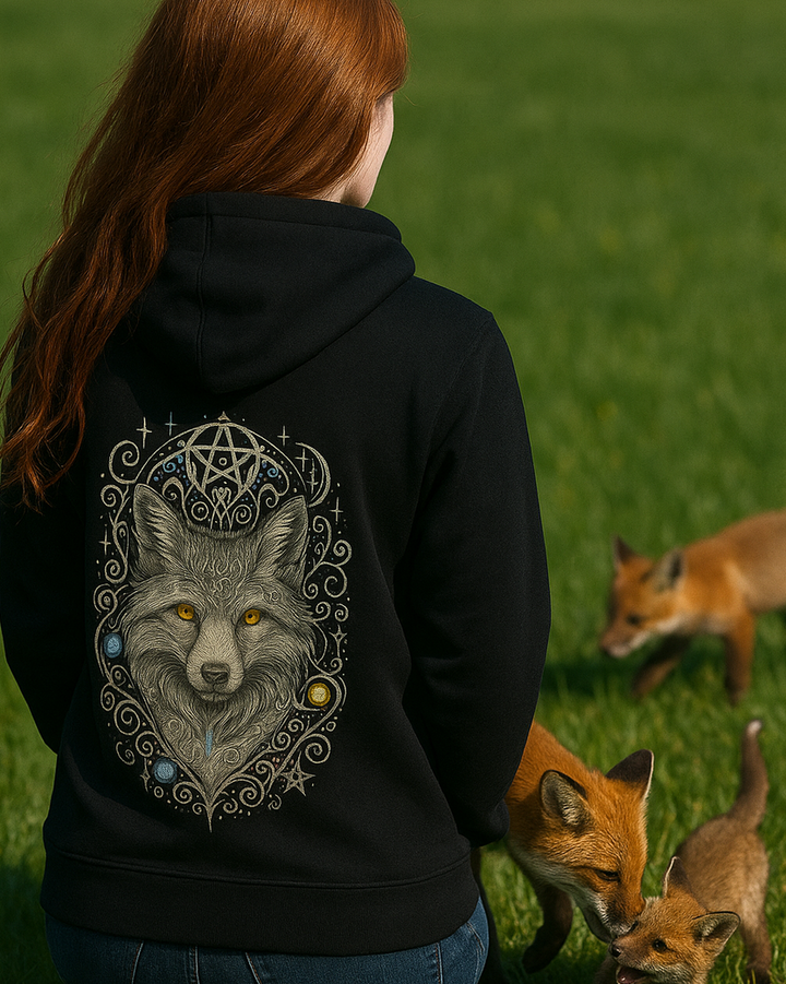 Mystik Fuchs Kapuzenjacke Organic Zipper