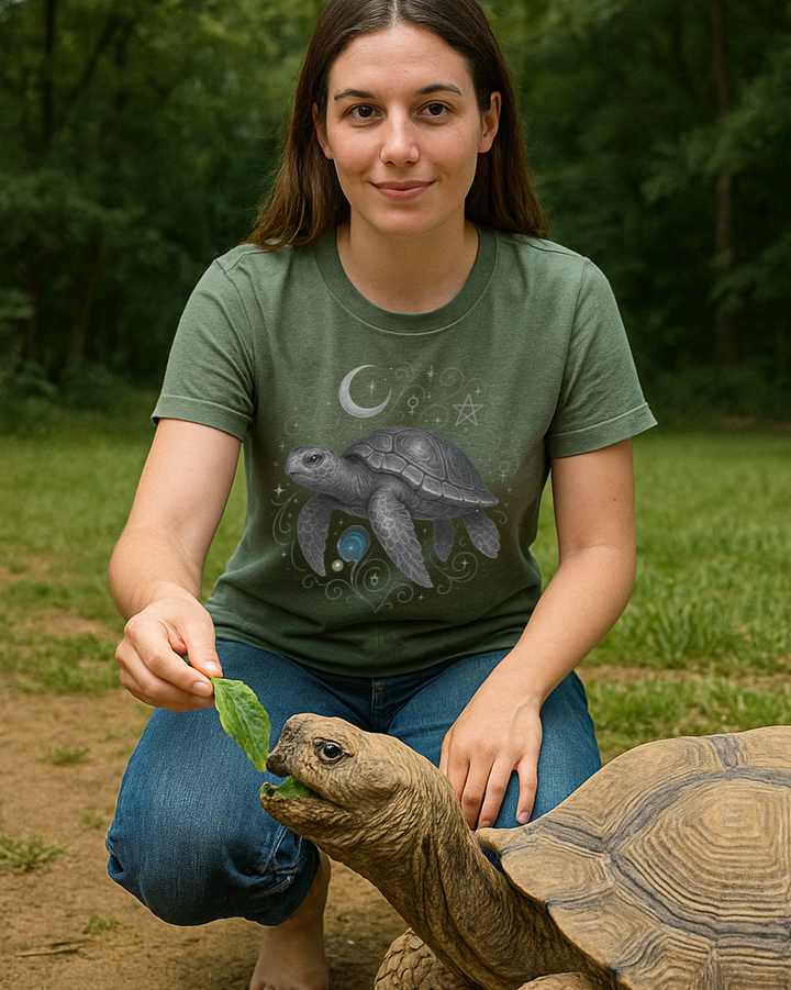 Mystik Schildkröte Premium Bio T-Shirt 100 % Bio-Baumwolle Unisex