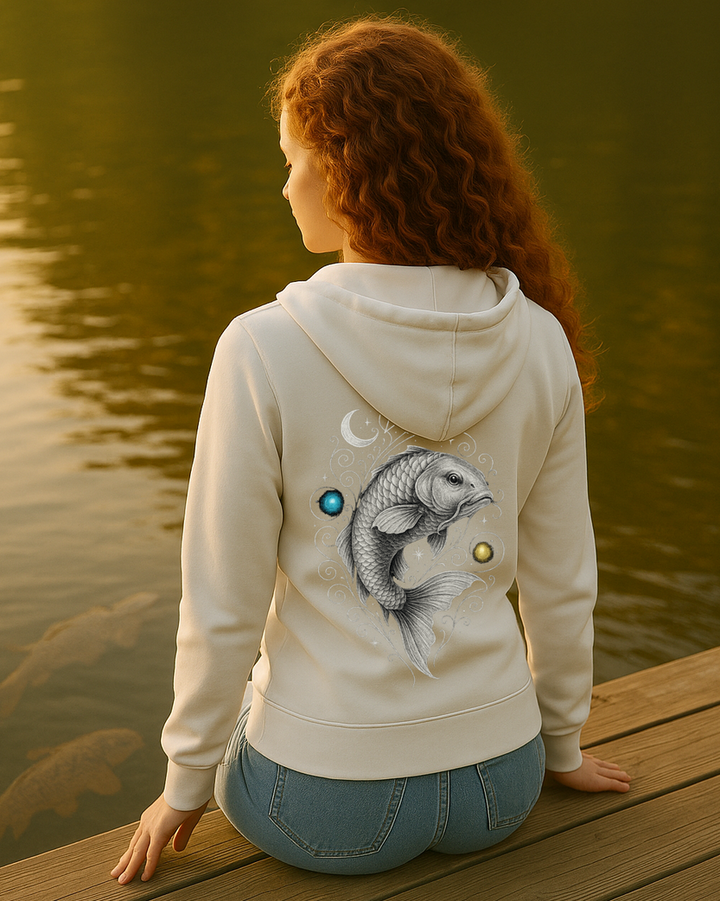 Mystik Karpfen Kapuzenjacke Organic Zipper
