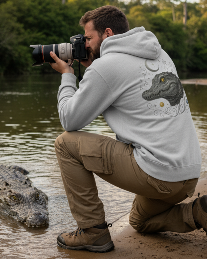 Mystik Krokodil Kapuzenjacke Organic Zipper