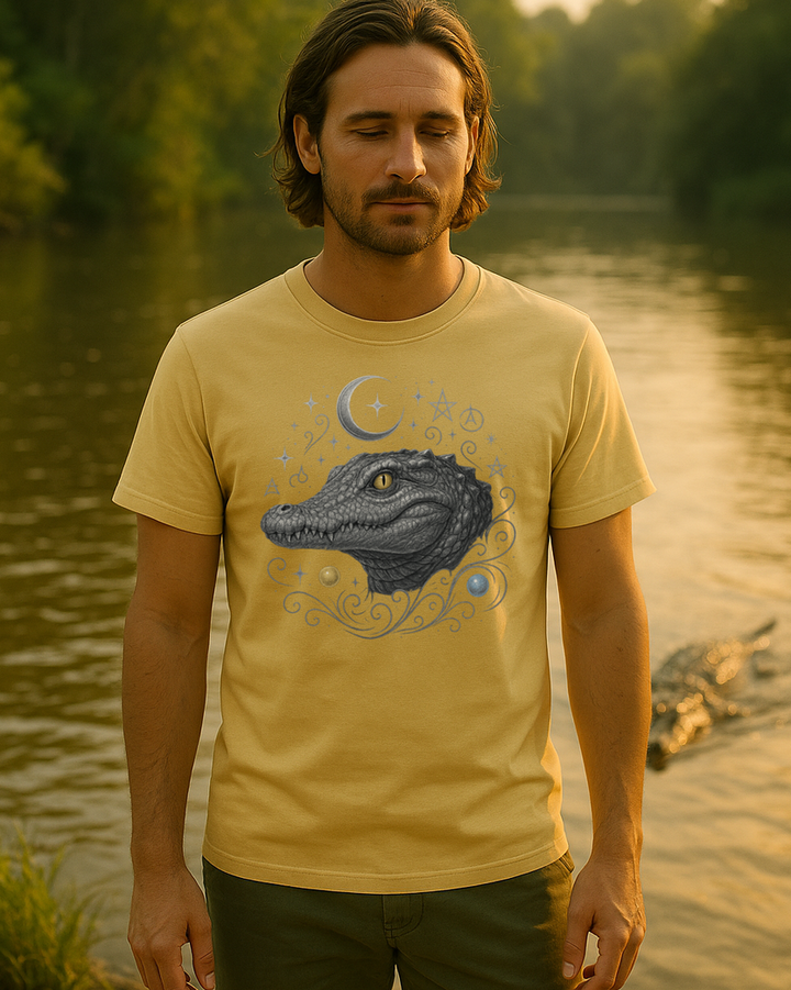 Mystik Krokodil Premium Bio T-Shirt 100 % Bio-Baumwolle Unisex