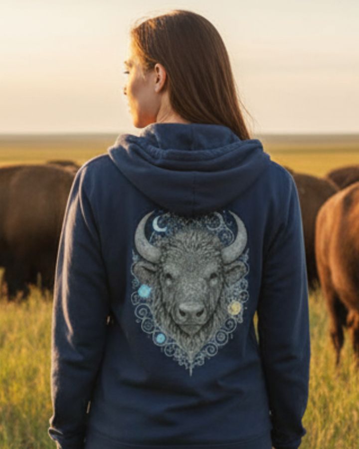 Mystik Bison Kapuzenjacke Organic Zipper