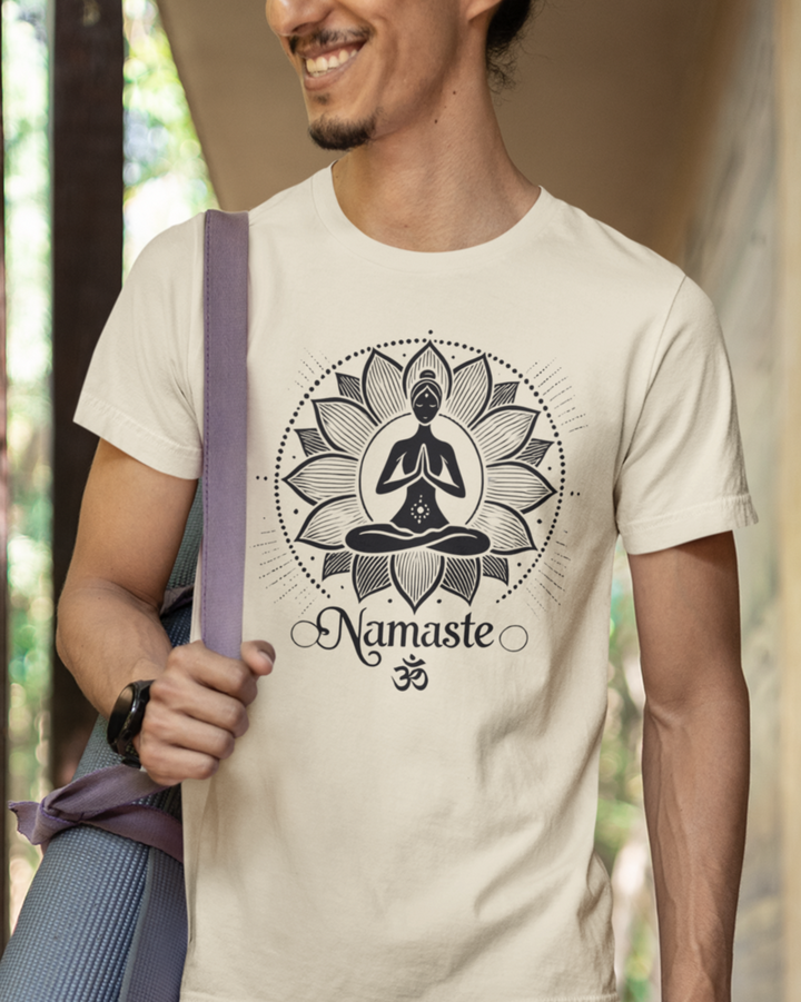 Namaste Premium Männer T-Shirt 100 % Bio-Baumwolle
