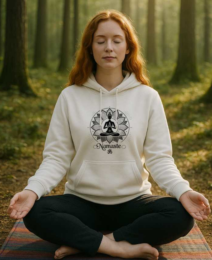 Namaste Premium Bio Hoodie 100 % Bio-Baumwolle Unisex