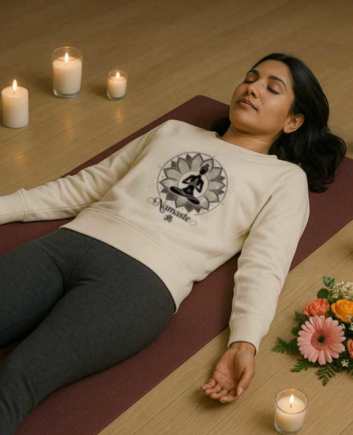 Namaste Premium Sweatshirt 100 % Bio-Baumwolle Unisex