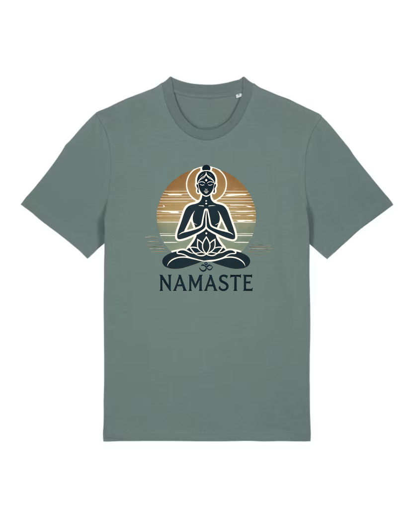 Namaste Sun Premium Männer T-Shirt 100 % Bio Baumwolle
