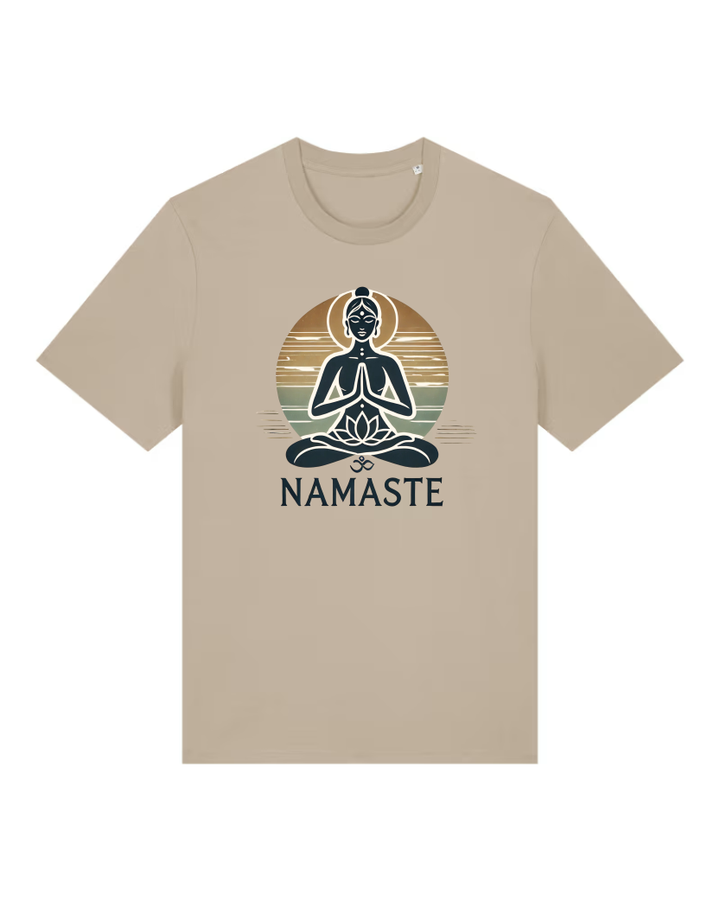 Namaste Sun Premium Männer T-Shirt 100 % Bio Baumwolle