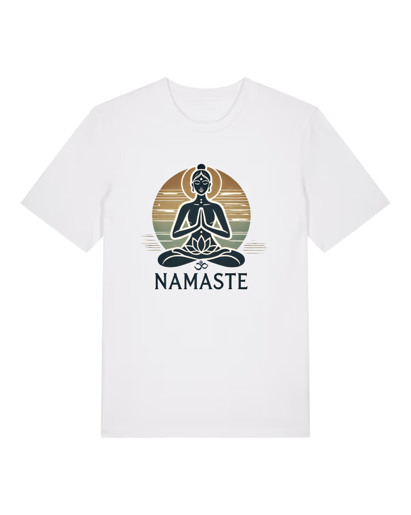 Namaste Sun Premium Männer T-Shirt 100 % Bio Baumwolle