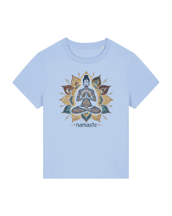 Namaste Lotus Lady Premium Bio T-Shirt 100 % Bio-Baumwolle