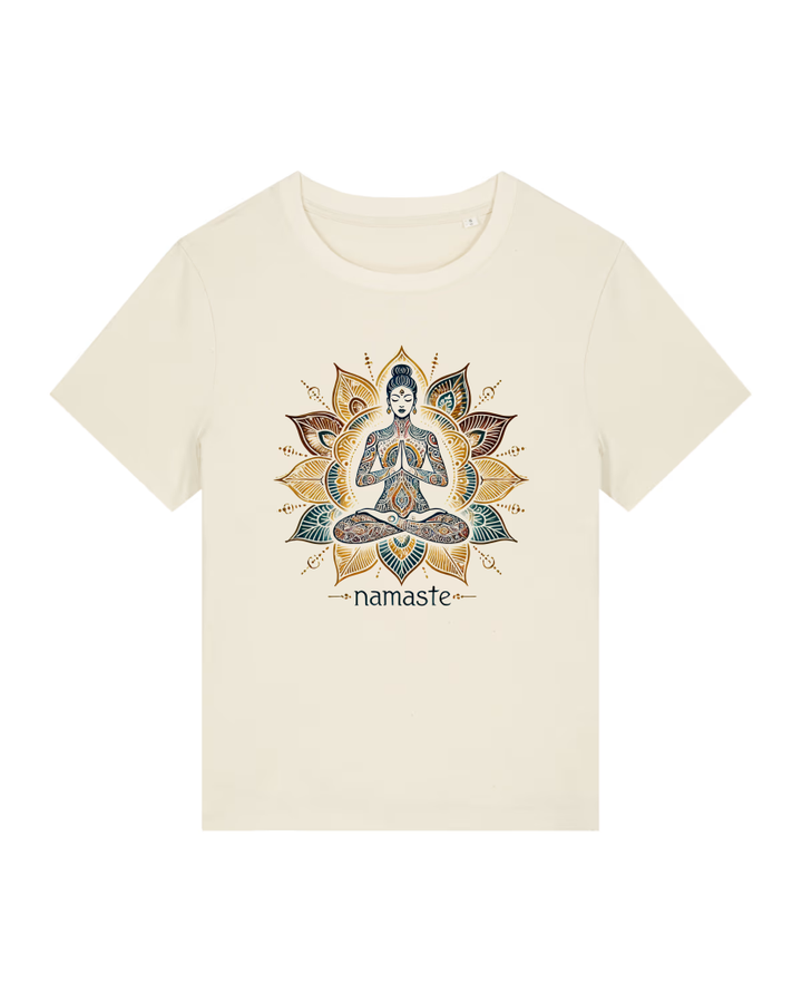 Namaste Lotus Lady Premium Bio T-Shirt 100 % Bio-Baumwolle