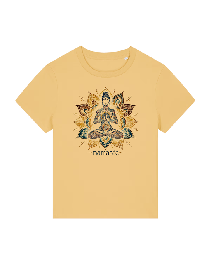 Namaste Lotus Lady Premium Bio T-Shirt 100 % Bio-Baumwolle