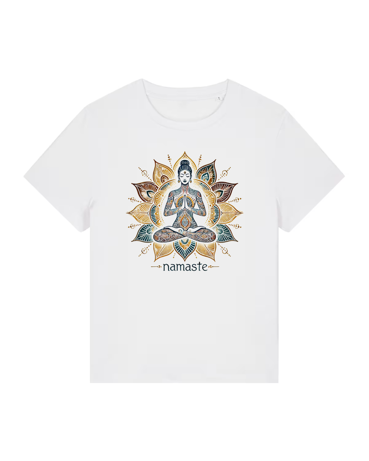 Namaste Lotus Lady Premium Bio T-Shirt 100 % Bio-Baumwolle