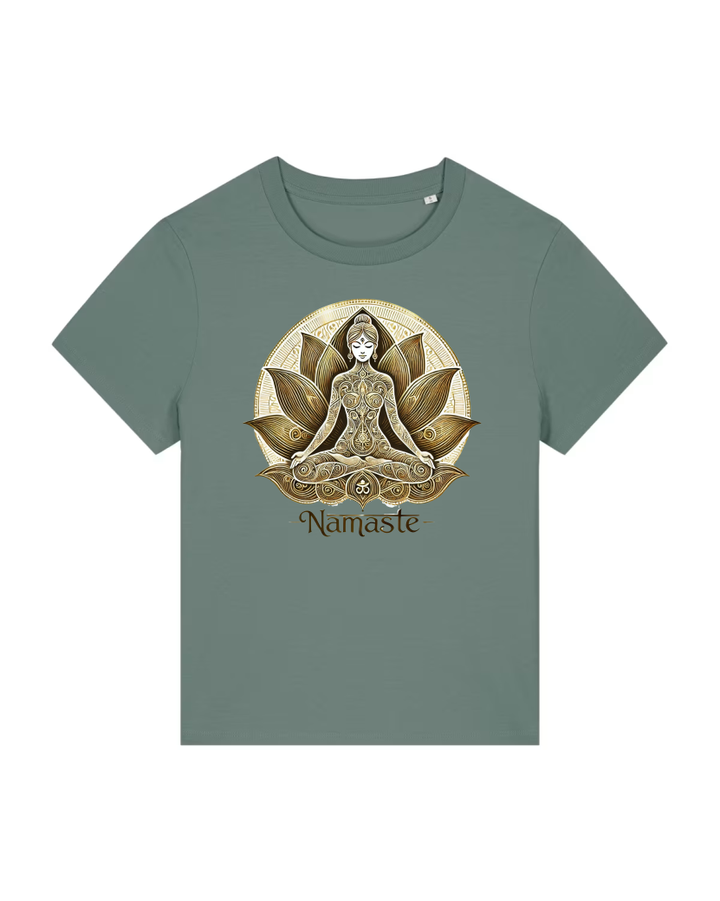 Namaste Flow Lady Premium Bio T-Shirt 100 % Bio-Baumwolle