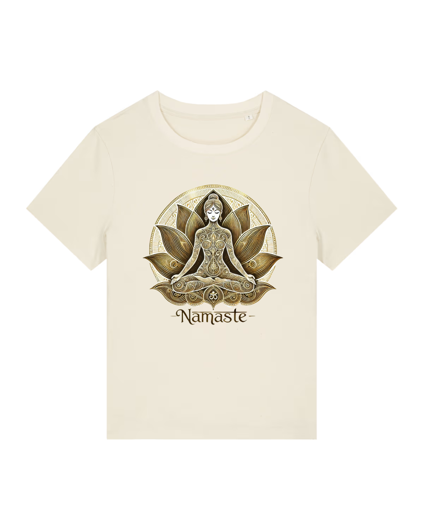 Namaste Flow Lady Premium Bio T-Shirt 100 % Bio-Baumwolle
