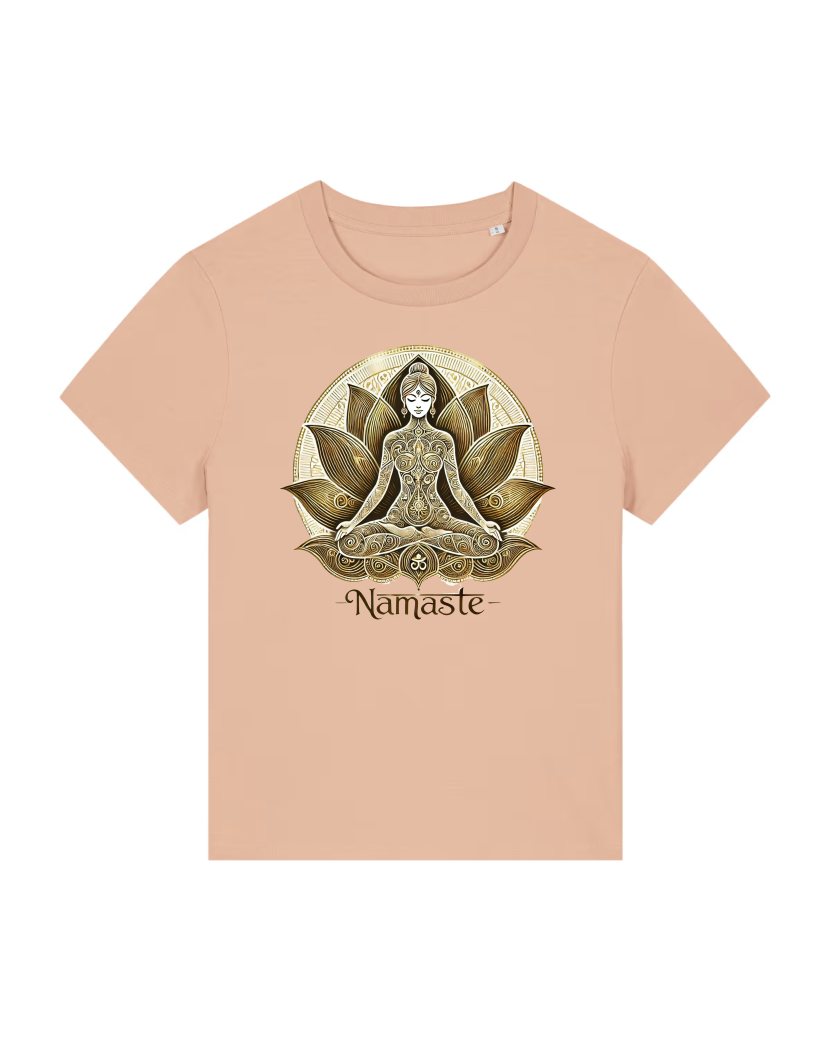 Namaste Flow Lady Premium Bio T-Shirt 100 % Bio-Baumwolle