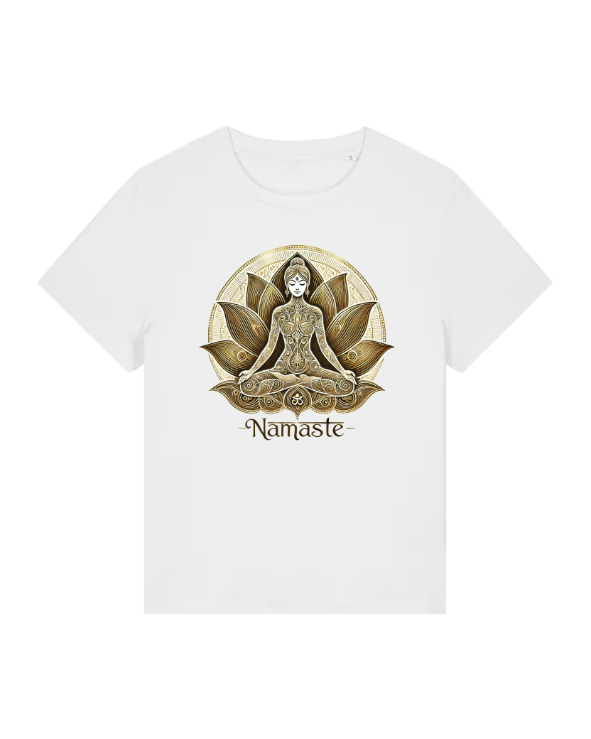 Namaste Flow Lady Premium Bio T-Shirt 100 % Bio-Baumwolle