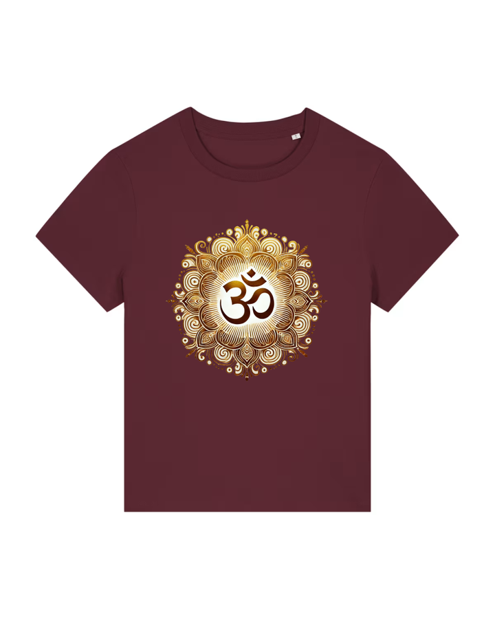 OM Mandala Lotus Lady Premium Bio T-Shirt 100 % Bio-Baumwolle