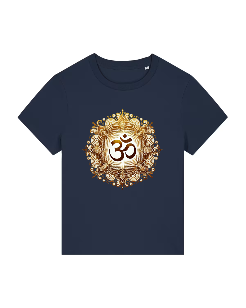 OM Mandala Lotus Lady Premium Bio T-Shirt 100 % Bio-Baumwolle
