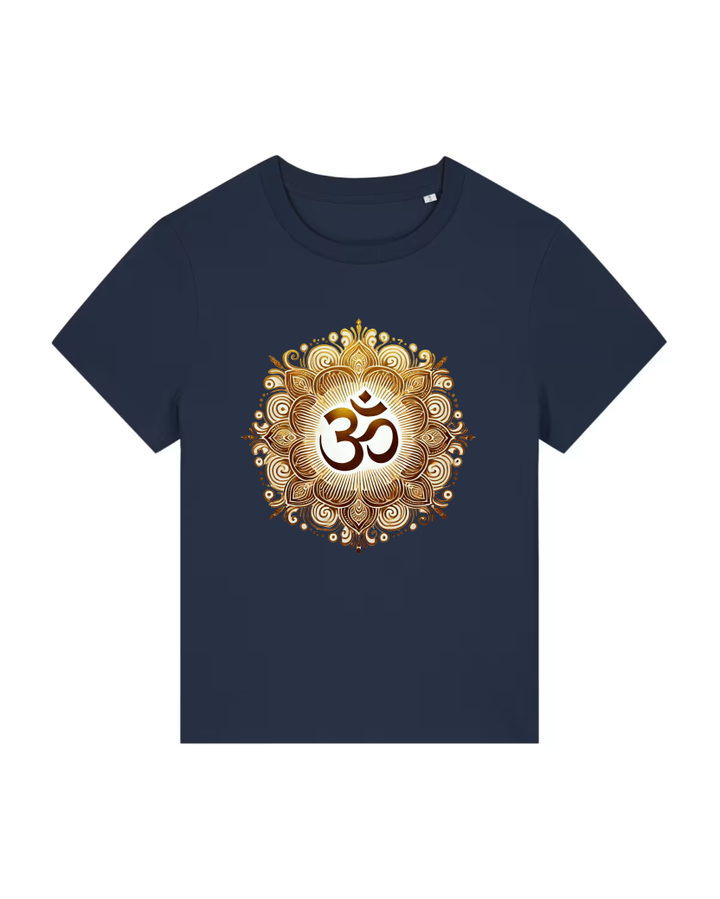 OM Mandala Lotus Lady Premium Bio T-Shirt 100 % Bio-Baumwolle