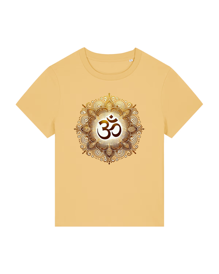 OM Mandala Lotus Lady Premium Bio T-Shirt 100 % Bio-Baumwolle