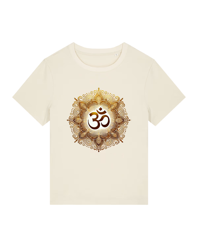 OM Mandala Lotus Lady Premium Bio T-Shirt 100 % Bio-Baumwolle
