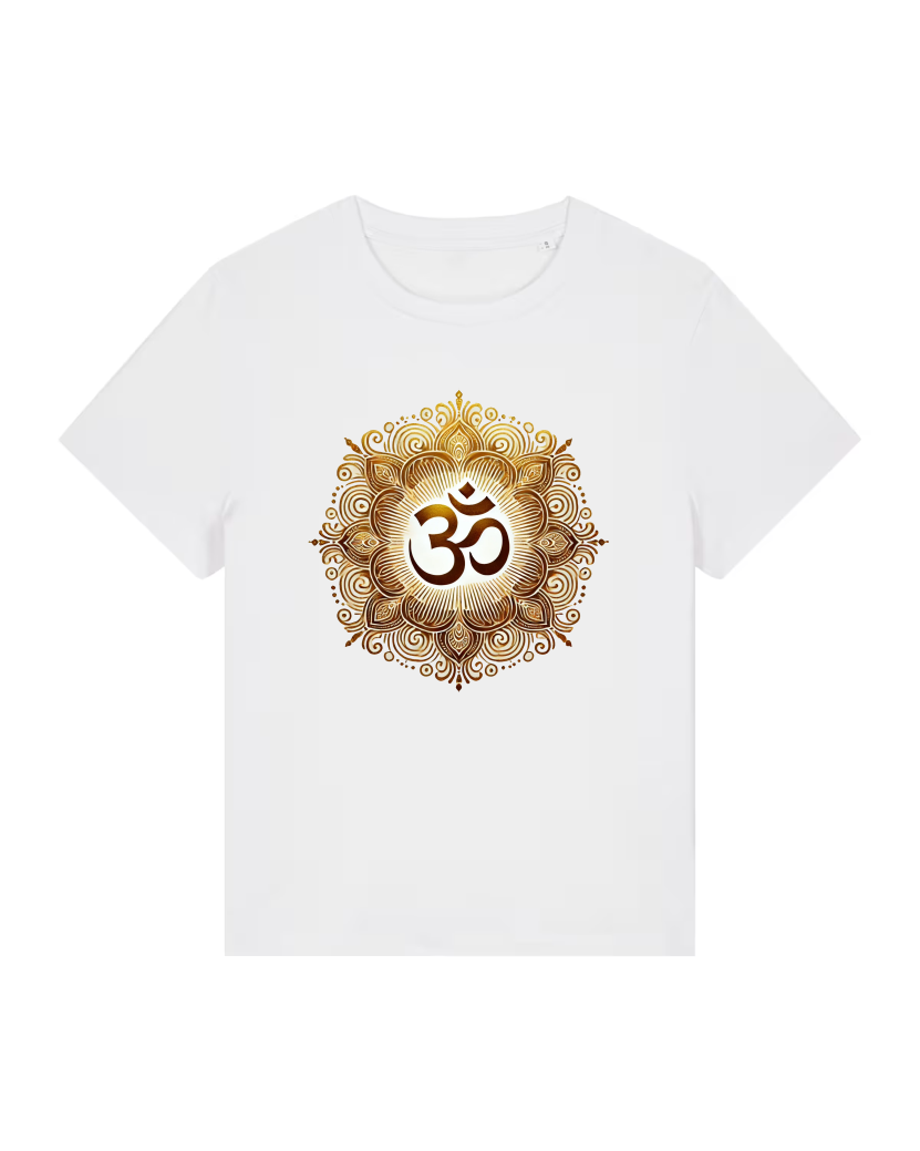 OM Mandala Lotus Lady Premium Bio T-Shirt 100 % Bio-Baumwolle