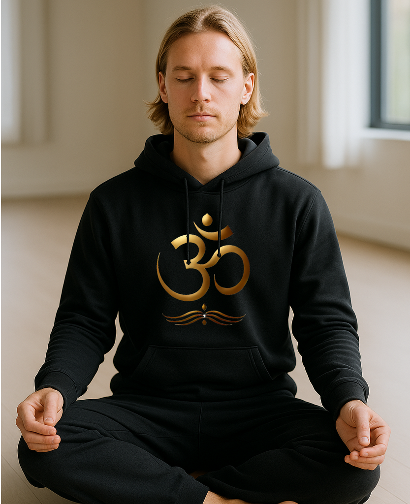 Golden OM Premium Bio Hoodie 100 % Bio-Baumwolle Unisex