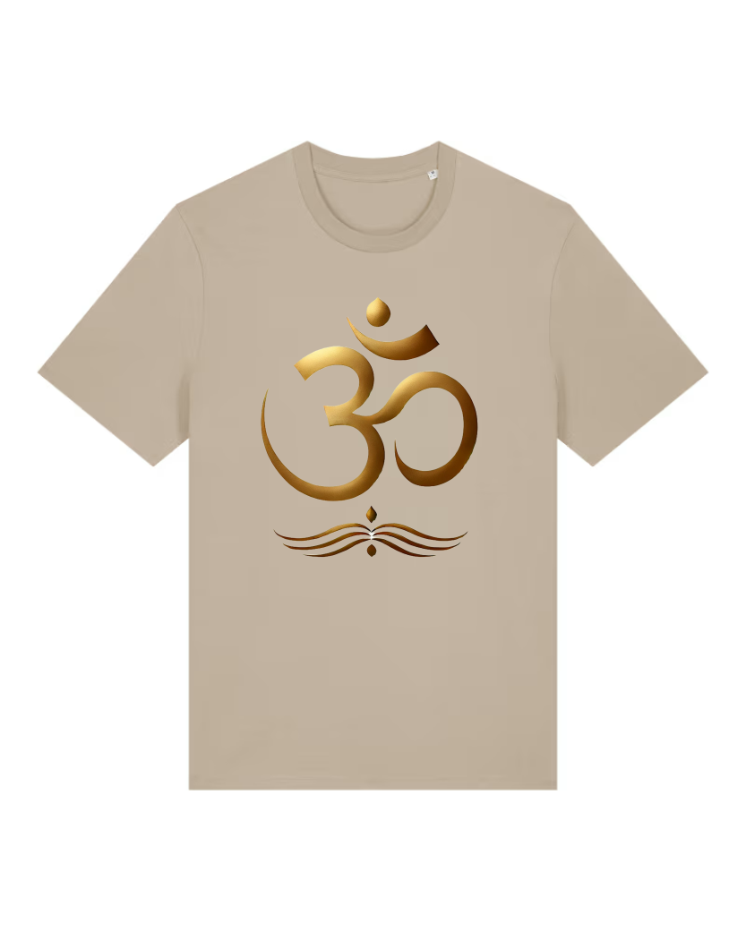 Golden OM Premium Bio T-Shirt 100 % Bio-Baumwolle Unisex Men