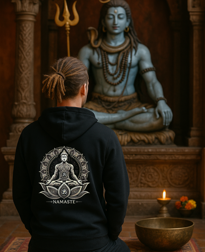 Shiva Lotus Kapuzenjacke Organic Zipper