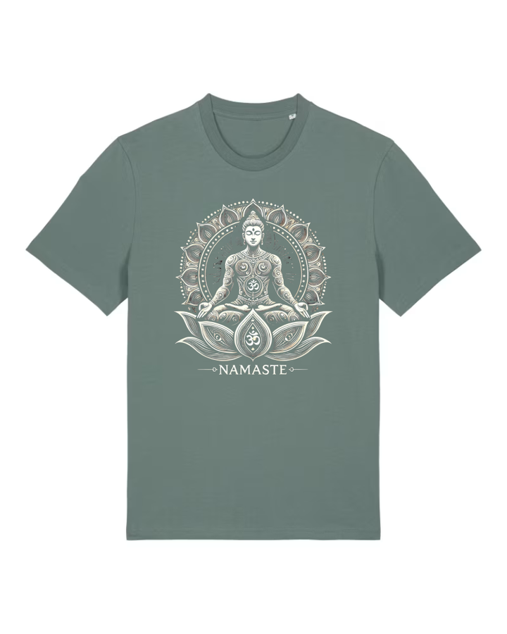 Shiva Lotus Premium Männer T-Shirt 100 % Bio Baumwolle