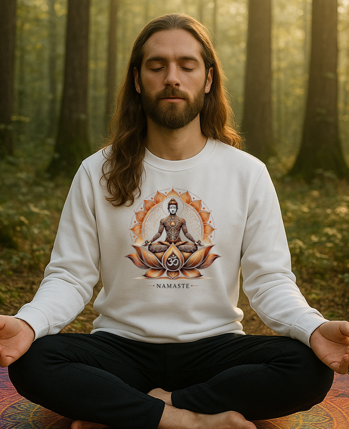 Yoga Warrior Premium Sweatshirt 100 % Bio-Baumwolle Unisex