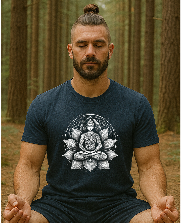 Yoga Light Premium Männer T-Shirt 100 % Bio Baumwolle