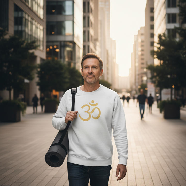 OM Gold Premium Bio Sweatshirt 100 % Bio-Baumwolle Unisex