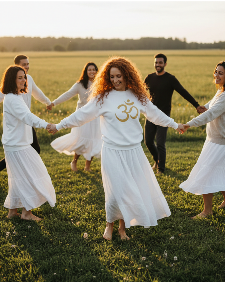 OM Gold Premium Bio Sweatshirt 100 % Bio-Baumwolle Unisex