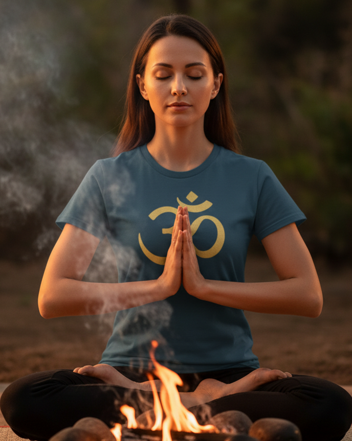 OM Kupfer Lady Premium Bio T-Shirt 100 % Bio-Baumwolle