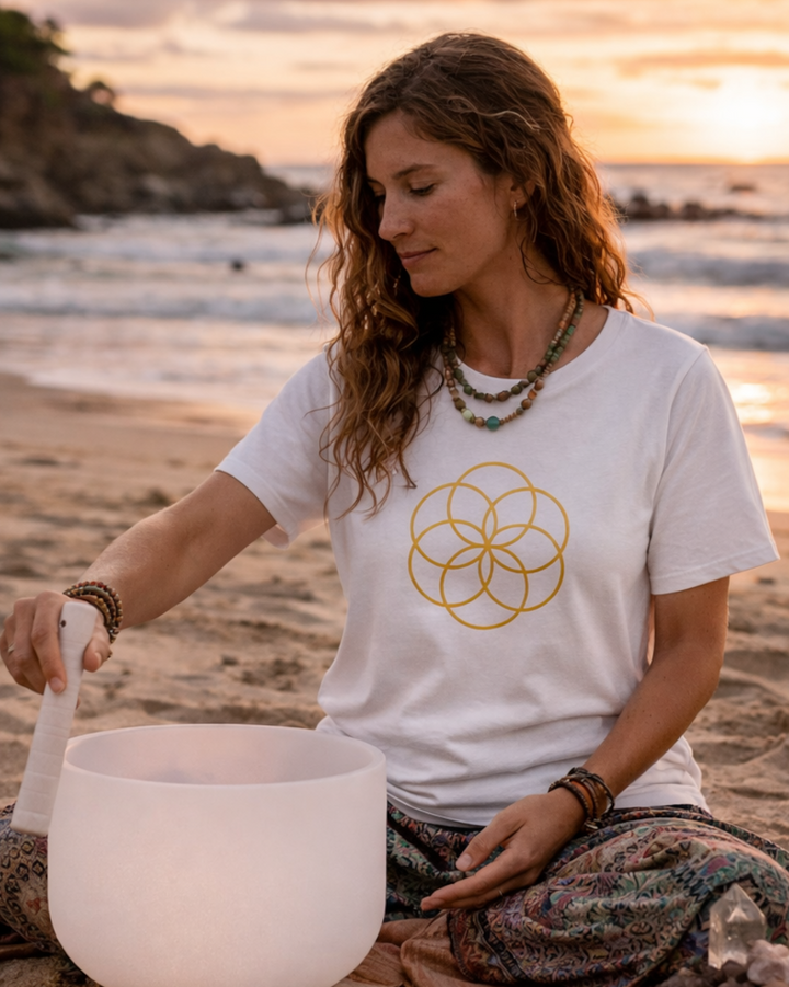 Samen des Lebens Lady Premium Bio T-Shirt 100 % Bio-Baumwolle