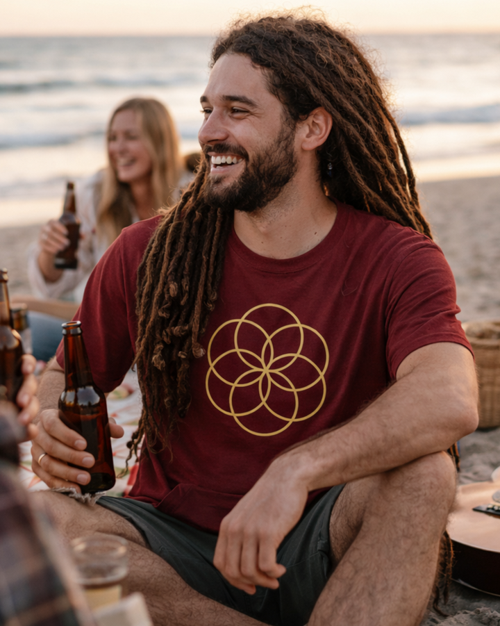Samen des Lebens Premium Bio T-Shirt 100 % Bio-Baumwolle Unisex