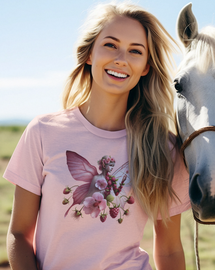 Himbeere Lady Bio T-Shirt  - Damen Premium Organic Shirt