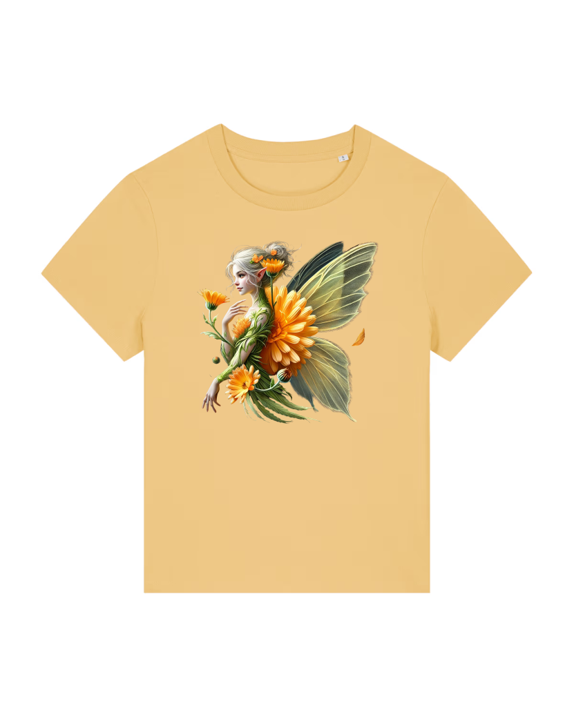 Ringelblume Lady Premium Bio T-Shirt 100 % Bio-Baumwolle