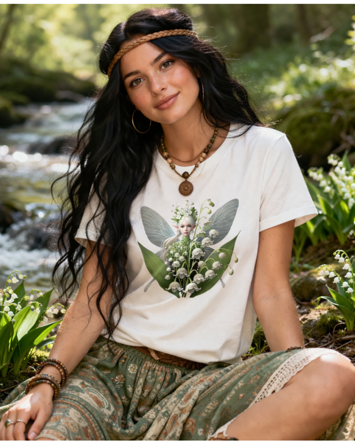 Maiglöckchen Lady Premium Bio T-Shirt 100 % Bio-Baumwolle