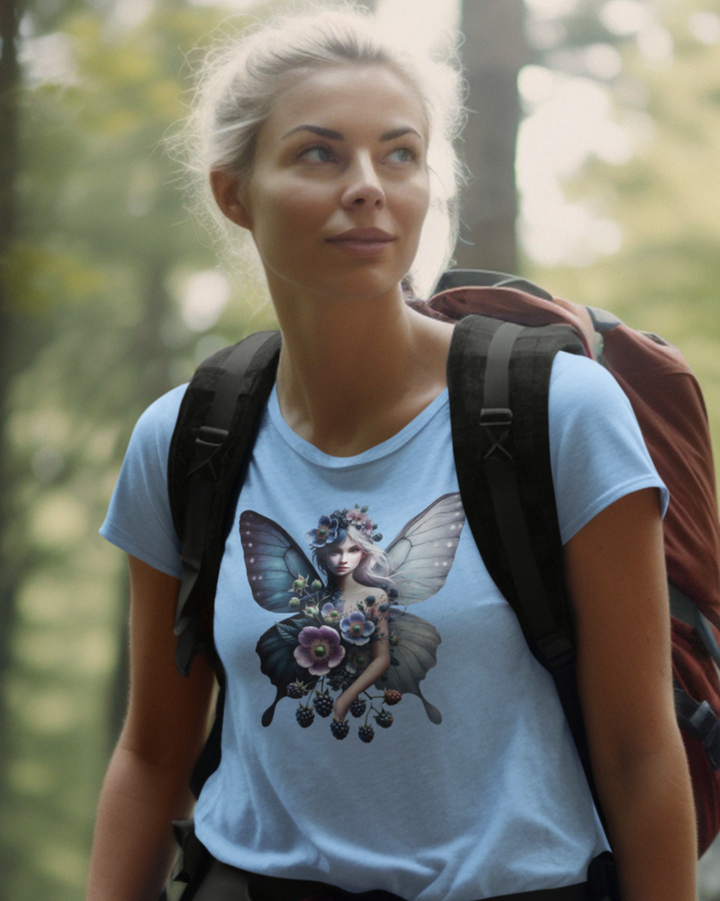 Brombeere Lady Premium Bio T-Shirt 100 % Bio-Baumwolle