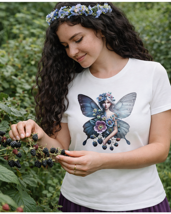 Brombeere Lady Premium Bio T-Shirt 100 % Bio-Baumwolle