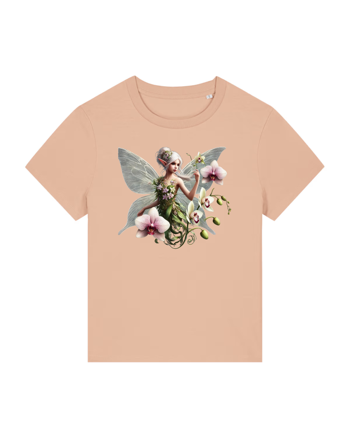 Orchidee Lady Premium Bio T-Shirt 100 % Bio-Baumwolle