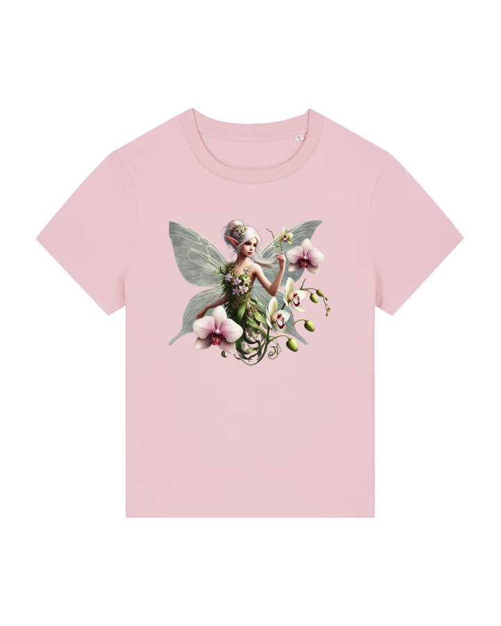 Orchidee Lady Premium Bio T-Shirt 100 % Bio-Baumwolle