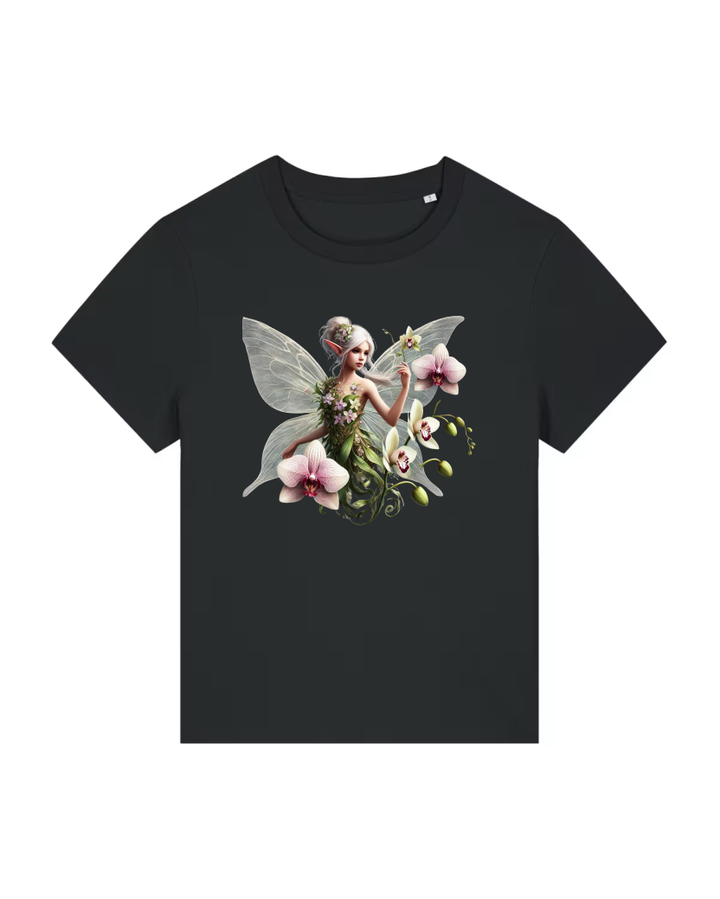 Orchidee Lady Premium Bio T-Shirt 100 % Bio-Baumwolle