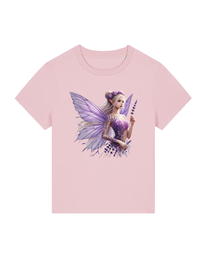 Lavendel Lady Premium Bio T-Shirt 100 % Bio-Baumwolle